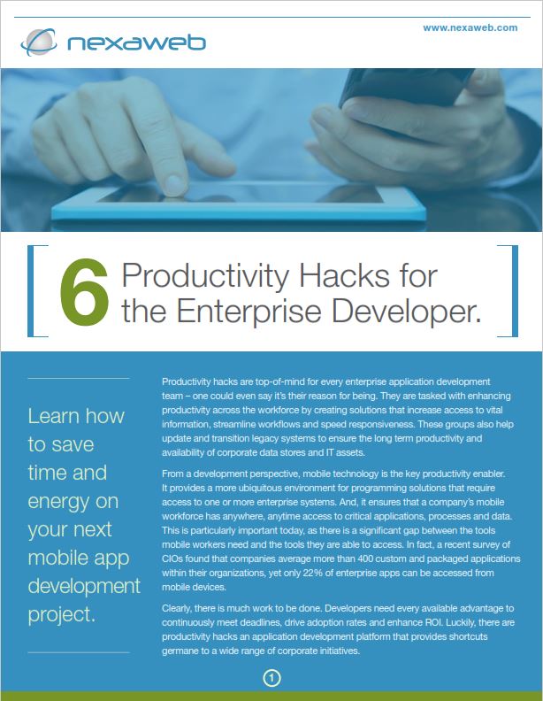 6 Productivity Hacks for the Enterprise Developer